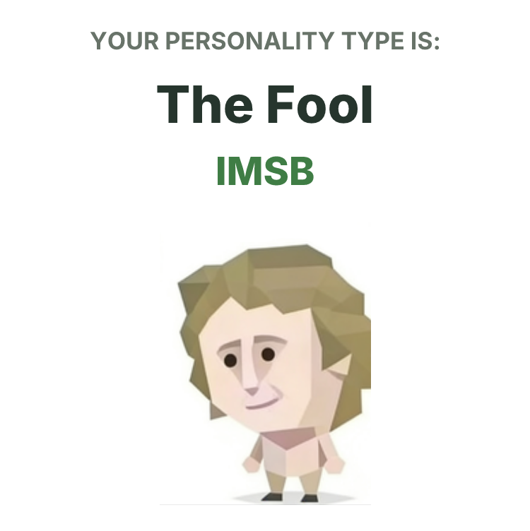 SBTI personality type illustration for IMSB The Fool