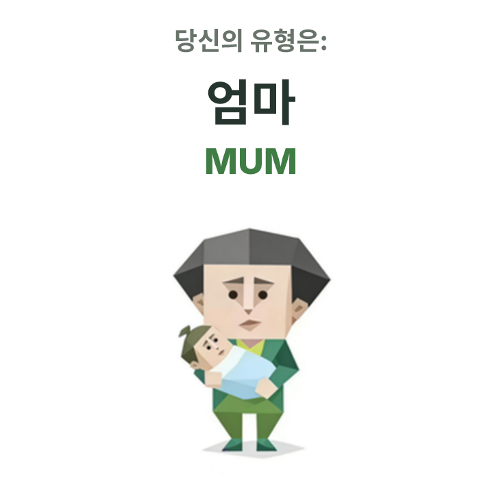 SBTI personality type illustration for MUM 엄마