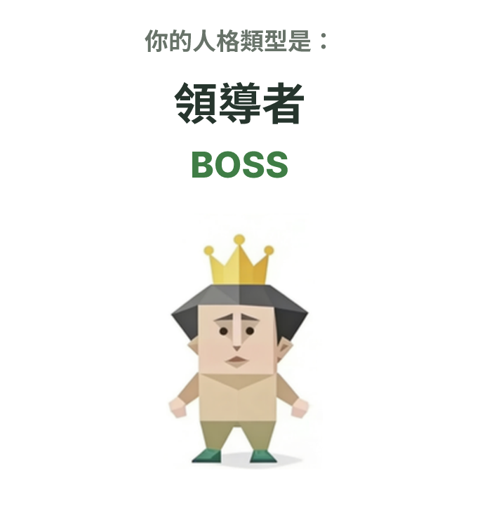 SBTI personality type illustration for BOSS 領導者